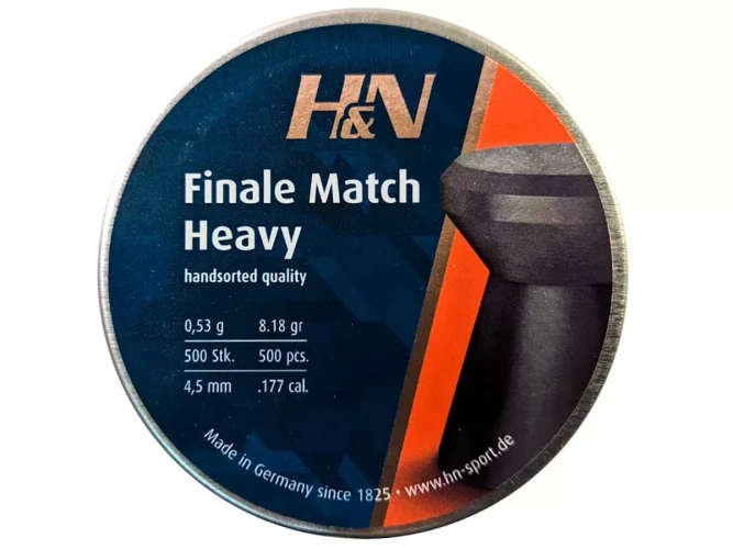 Пульки для пневматики HN Finale Match Heavy 4.49 мм 0.53 г (500 шт)