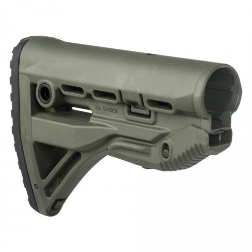 Приклад телескопический Fab Defense GL-SHOCK с амортизатором Хаки