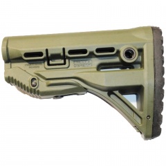 Приклад телескопический Fab Defense GL-SHOCK с амортизатором Хаки