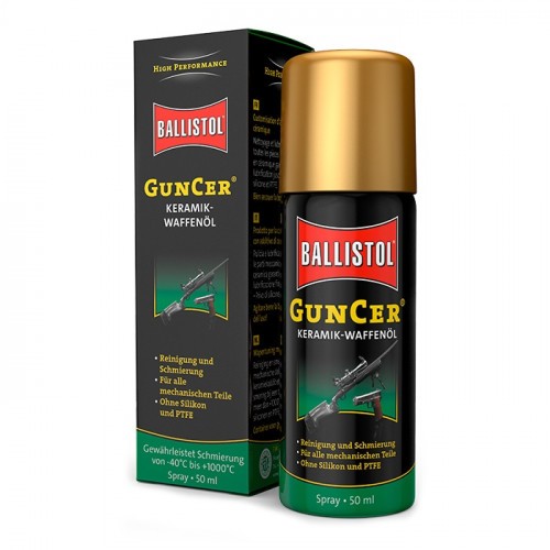 Средство Ballistol GunCer 22165 универсальное для смазки оружия 50 мл