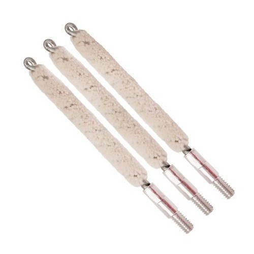 Ерш пуховка для чистки оружия Tipton Bore Mop 131384 для .17 калибра Папа 5/40 Хлопок 10 шт