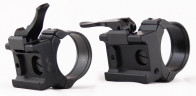 Кольца Apel 30мм на Picatinny быстросъемные, регулируемые рычаги, h=12мм, алюминиевый сплав