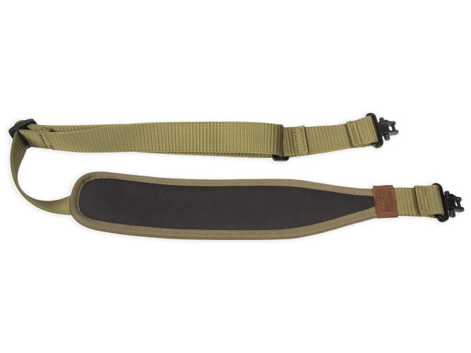 Ремень оружейный ShotTime на 2 точки с быстросъемными антабками длина 87 - 118 см Олива