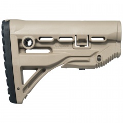 Приклад телескопический Fab Defense GL-SHOCK с амортизатором Койот