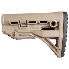 Приклад телескопический Fab Defense GL-SHOCK с амортизатором Койот