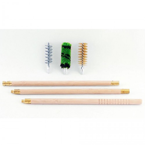 Набор для чистки гладкоствольного оружия ShotTime ST-CK-16PBW для 16 калибра деревянный шомпол + 3 ерша