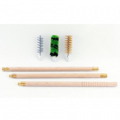 Набор для чистки гладкоствольного оружия ShotTime ST-CK-16PBW для 16 калибра деревянный шомпол + 3 ерша