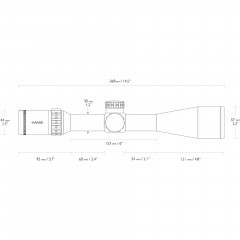 Прицел оптический Hawke Frontier 30 4-24X50 IR SFP SF WP (18431) Сетка Mil Pro
