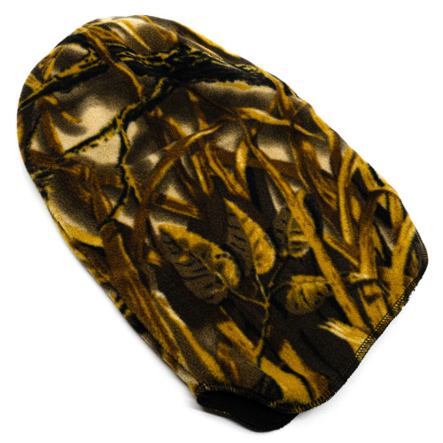 Маска балаклава Стикхант Диверсант зимняя флисовая 1 отверстие с защитой дыхательных путей Камуфляж осень