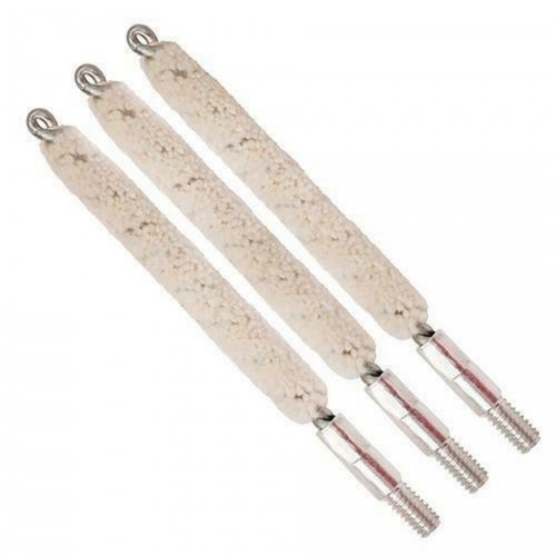 Ерш пуховка для чистки оружия Tipton Bore Mop 653568 для .22 - .25 калибра Папа 8/32 Хлопок 3 шт