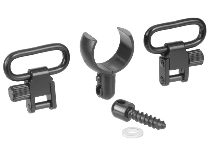 Антабки ShotTime быстросъёмные на приклад и на ствол D=20.3-21.6мм, для ремня 25мм