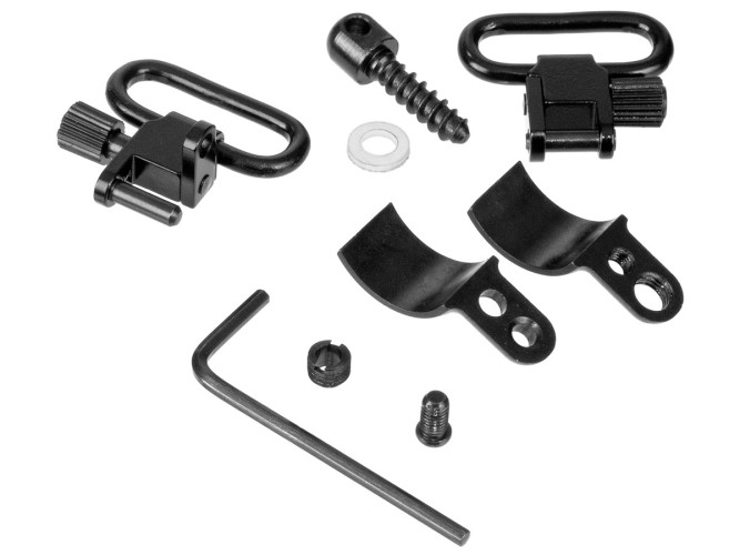 Антабка быстросъемная ShotTime для ремня 2.5 см с креплением на приклад и на ствол 2.03 - 2.16 см 2 шт