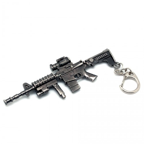 Брелок Microgun S Автомат M4A1 в тактическом обвесе с оптикой