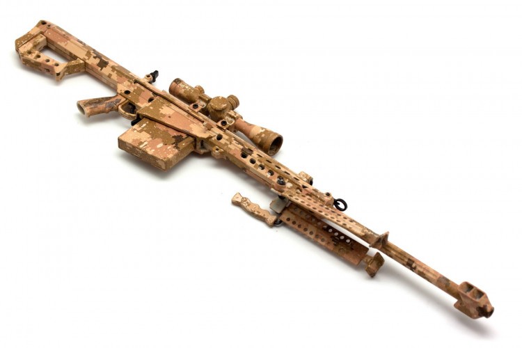 Модель сувенирная в виде оружия Microgun L Barrett M82 Снайперская винтовка Койот