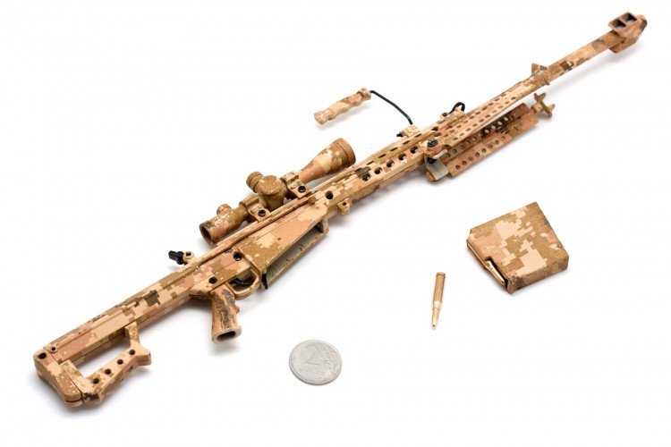Модель сувенирная в виде оружия Microgun L Barrett M82 Снайперская винтовка Койот