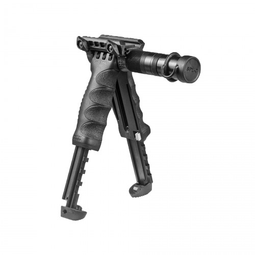 Рукоять-сошка тактическая Fab Defense T-POD G2 S с фонарем Черный