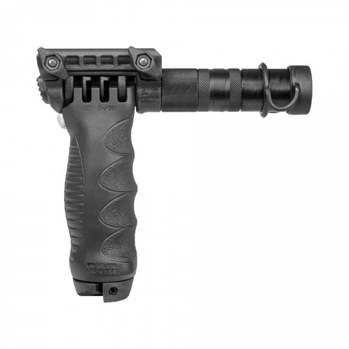 Рукоять-сошка тактическая Fab Defense T-POD G2 S с фонарем Черный
