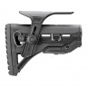 Приклад телескопический Fab Defense GL-SHOCK CP с упором для щеки Чёрный