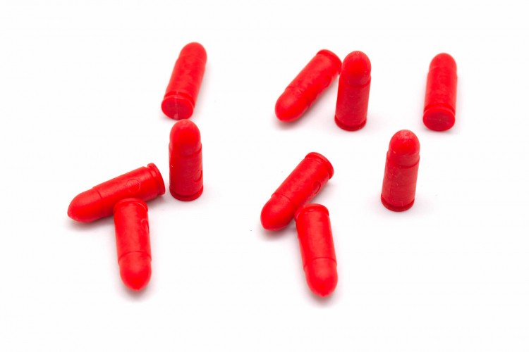 Фальшпатрон-блокиратор Fab Defense PDA 9 FX-PDA для обучения Красный 10 шт