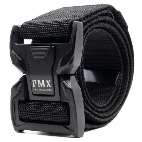 Ремень брючный PMX-17 с металлической застёжкой Чёрный