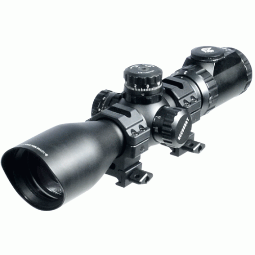 Прицел оптический Leapers UTG Accushot Tactical 3-12X44 IR SFP AO WP (SCP3-UGM312AOIEW) Сетка Mil-Dot (Гравировка)