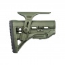 Приклад телескопический Fab Defense GL-SHOCK CP с упором для щеки Хаки