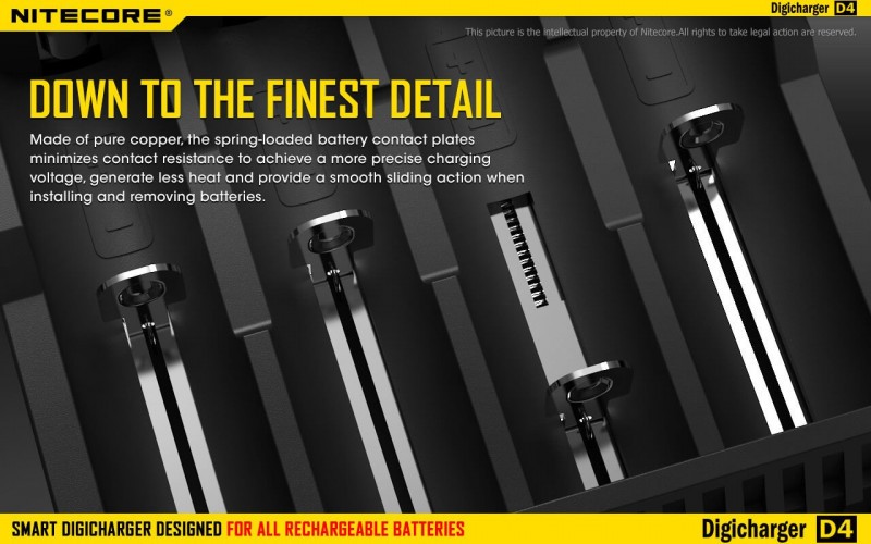 Зарядное устройство Nitecore D4 на 4 канала