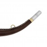 Горн охотничий PakiGorn из латуни 40 см с кожаной отделкой Коричневый