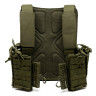 Разгрузка RusForce CPQR для крепления снаряжения и бронеплит на 13 карманов Зелёный