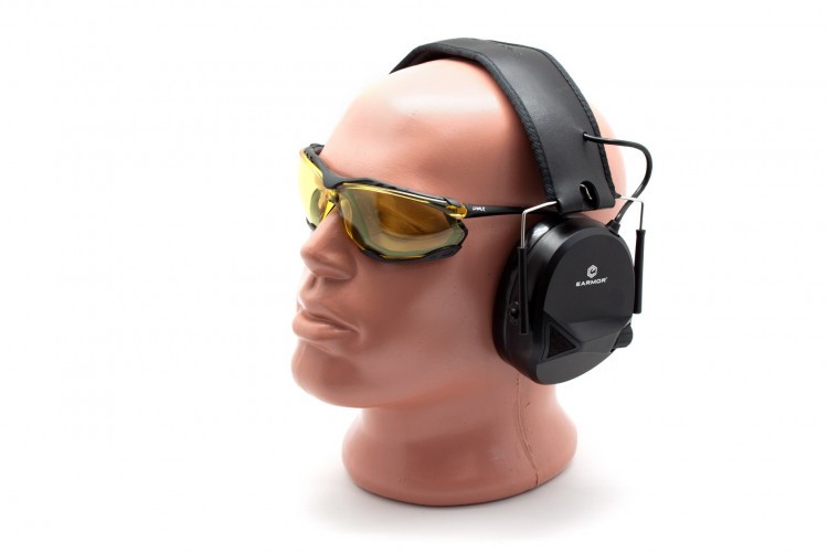 Наушники активные охотничьи Earmor Hunting Edition HE1 22-82 ДБ Чёрный