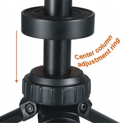 Опора телескопическая для оружия Vanguard Porta-Aim 3 ноги 1 колено черный