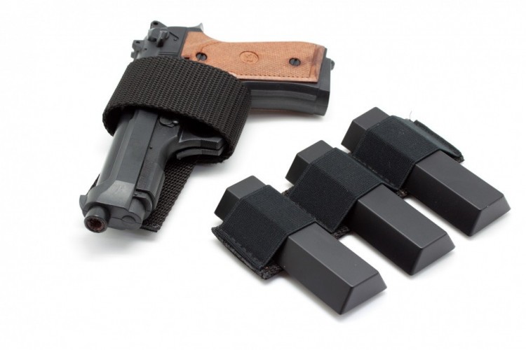 Кобура Долг Урбан под пистолет и запасные обоймы в сумку для скрытого ношения оружия Черный