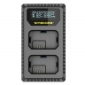 Зарядное устройство Nitecore USN1 на 2 канала для аккумуляторов от камер Sony