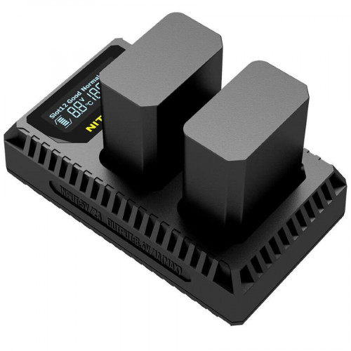 Зарядное устройство Nitecore USN1 на 2 канала для аккумуляторов от камер Sony