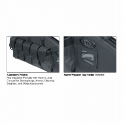 Чехол для оружия Leapers UTG DC Deluxe Tactical PVC-DC42B-A с оптическим прицелом 109 см Черный