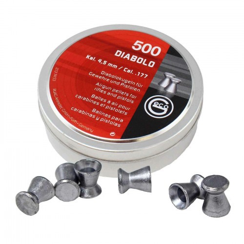 Пульки для пневматики RWS Geco Diabolo Плоские 4.5 мм 0.47 г (500 шт)