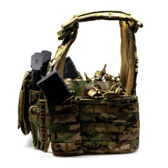 Разгрузка RusForce CPQR для крепления снаряжения и бронеплит на 13 карманов Мультикам