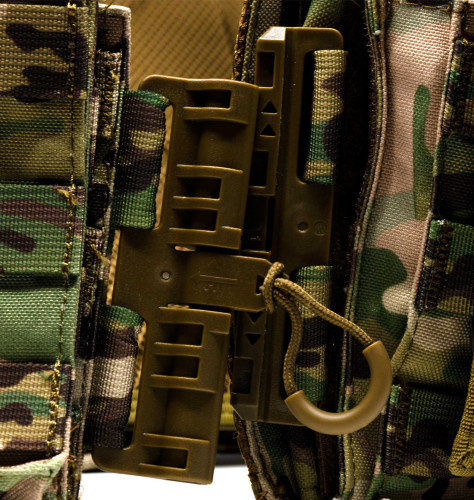 Разгрузка RusForce CPQR для крепления снаряжения и бронеплит на 13 карманов Мультикам