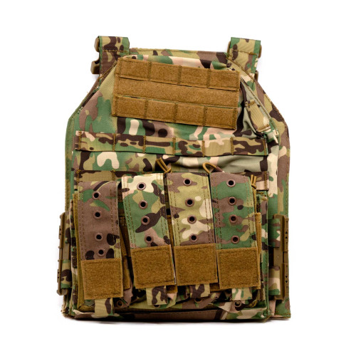 Разгрузка RusForce CPQR для крепления снаряжения и бронеплит на 13 карманов Мультикам