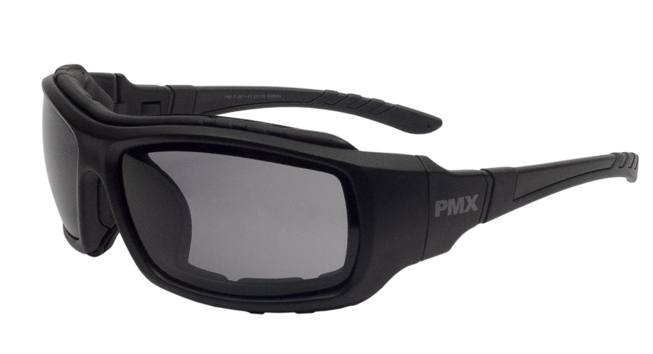 Очки баллистические стрелковые PMX Rash G-8320ST Anti-fog Серые 23%