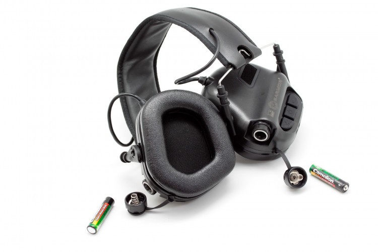 Наушники активные стрелковые Earmor Military Edition ME4 22-82 ДБ Чёрный