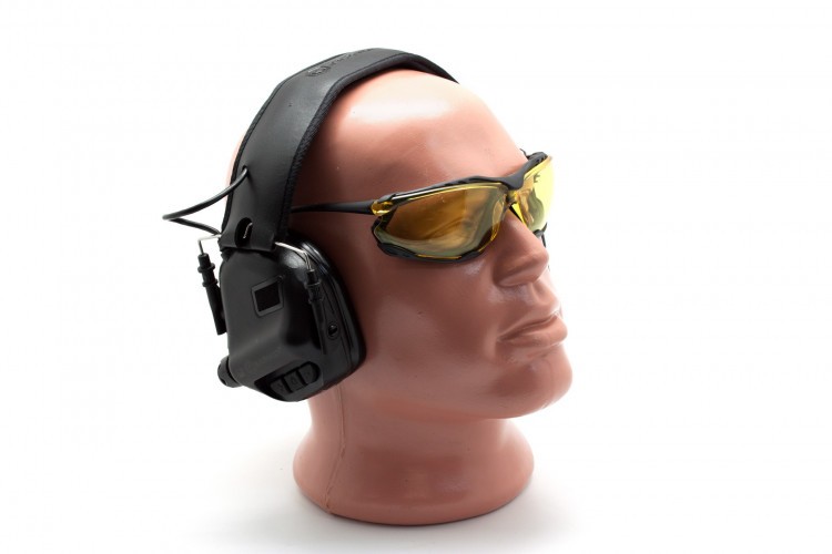 Наушники активные стрелковые Earmor Military Edition ME4 22-82 ДБ Чёрный
