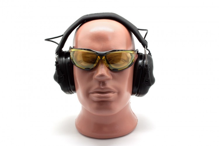 Наушники активные стрелковые Earmor Military Edition ME4 22-82 ДБ Чёрный