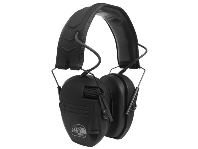 Наушники активные стрелковые ShotTime 25 с поролоновыми амбушюрами 23-82 ДБ Черный
