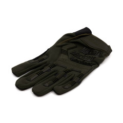 Перчатки тактические Outdoor Gloves Adventure полноразмерные прорезиненные Хаки