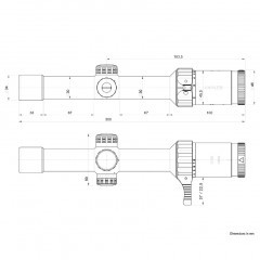 Прицел оптический Kahles K18i 1-8X24 IR SFP FP WP (10662) Сетка 3GR