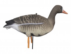 Набор чучел гусей белолобых сторожащего и кормящегося Запал Pro сминаемый 10 шт