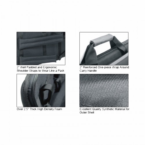 Чехол-сумка для оружия Leapers UTG MC Homeland Security PVC-MC42B без оптического прицела 106 см Черный