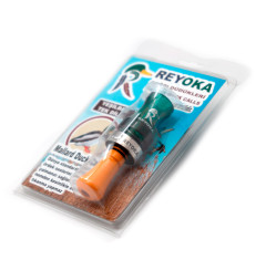 Манок духовой на утку крякву Reyoka Ordek Bir 1 лепесток Зелёный / Оранжевый