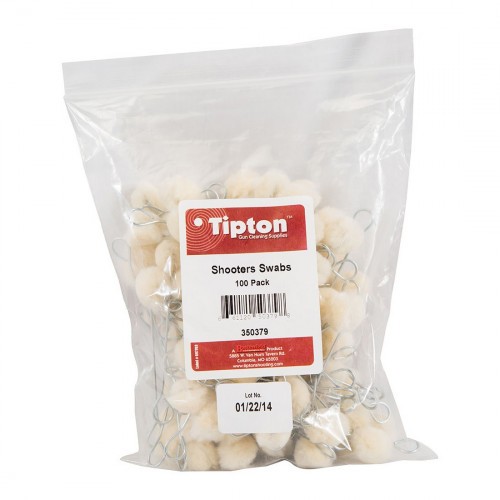 Аппликаторы Tipton Shooters Swabs 350379 для нанесения смазок и средств 100 штук